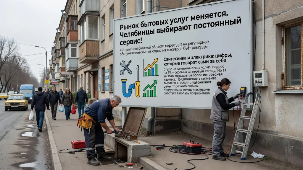 Рынок бытовых услуг меняется. Челябинцы выбирают постоянный сервис!